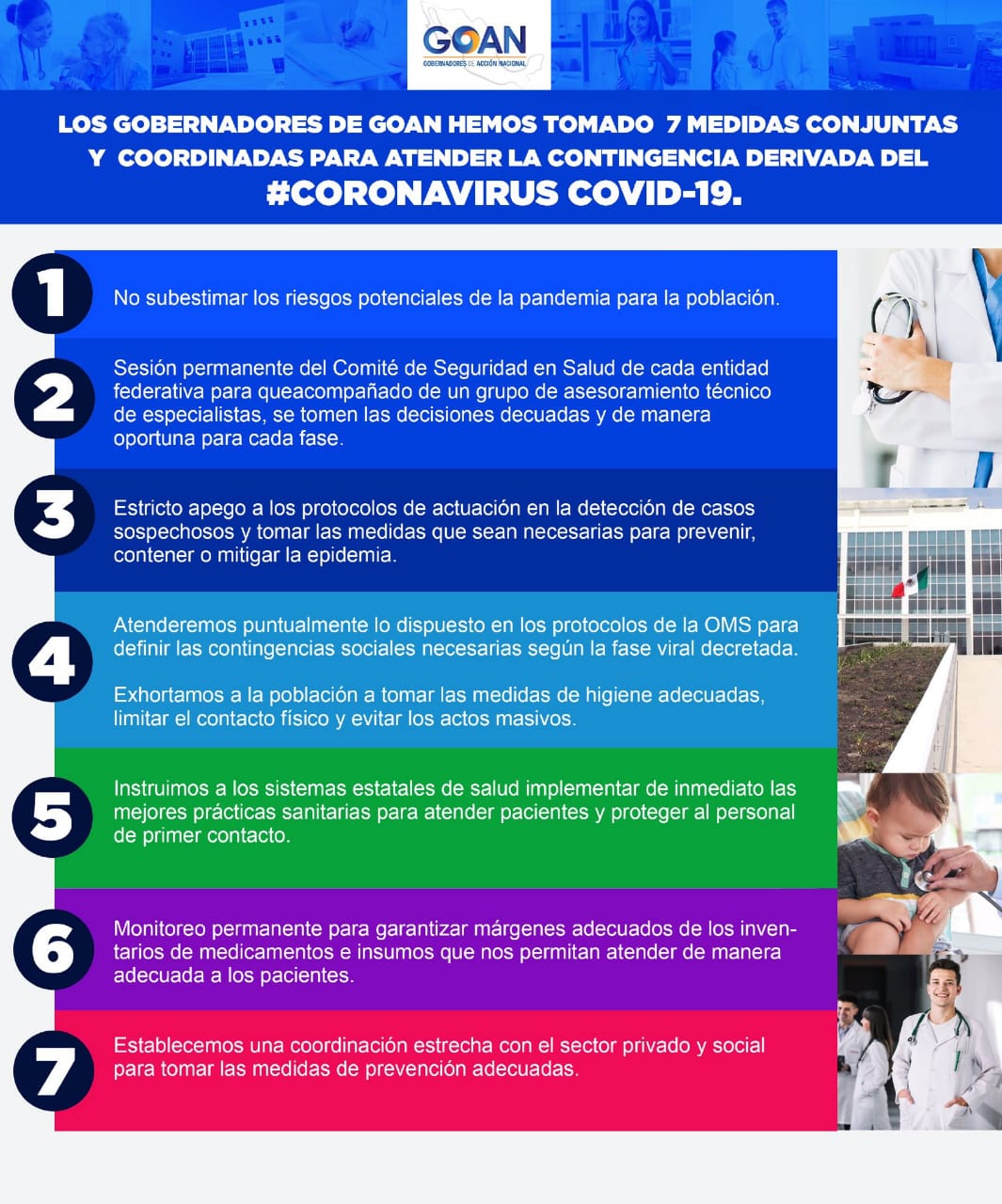 Anuncia GOAN 7 medidas espejo para prevenir coronavirus - La Expresión ...
