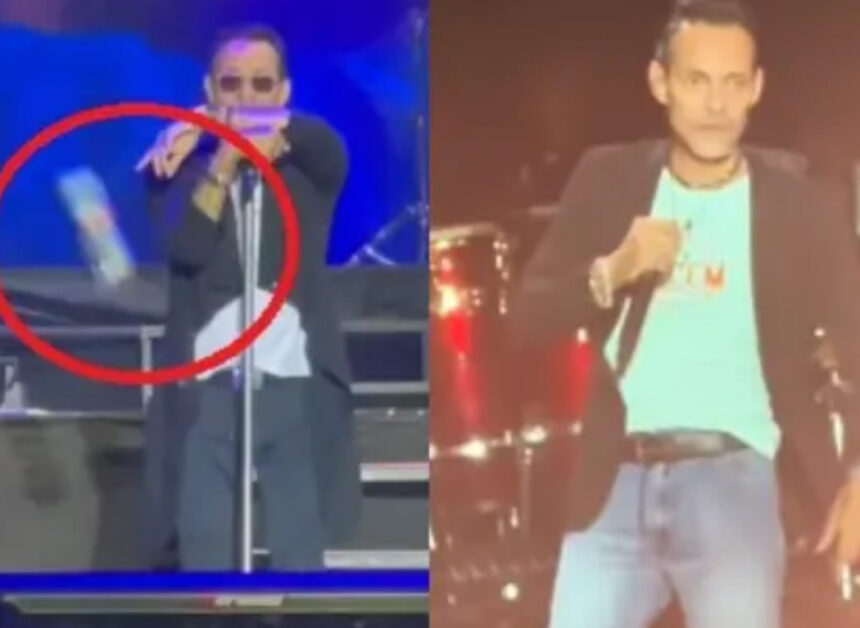 Lanzan botella a Marc Anthony durante concierto en Colombia - La Expresión  - Periódico Digital